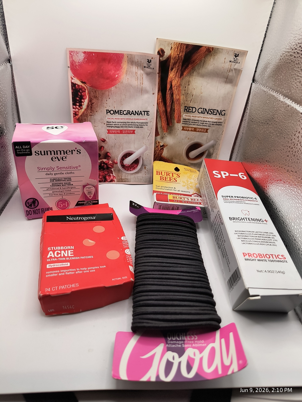 Women's Personal Care Lot Neutrogena Burt's Bees Summers Eve Face Masks